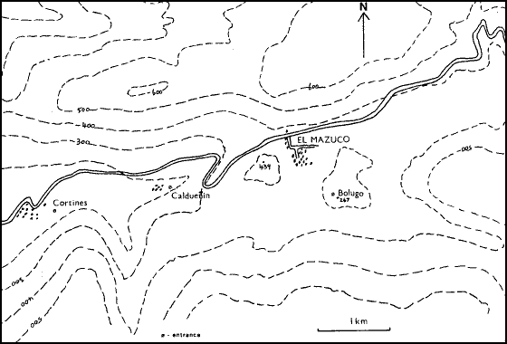 Sierra de Cuera map - 10k GIF